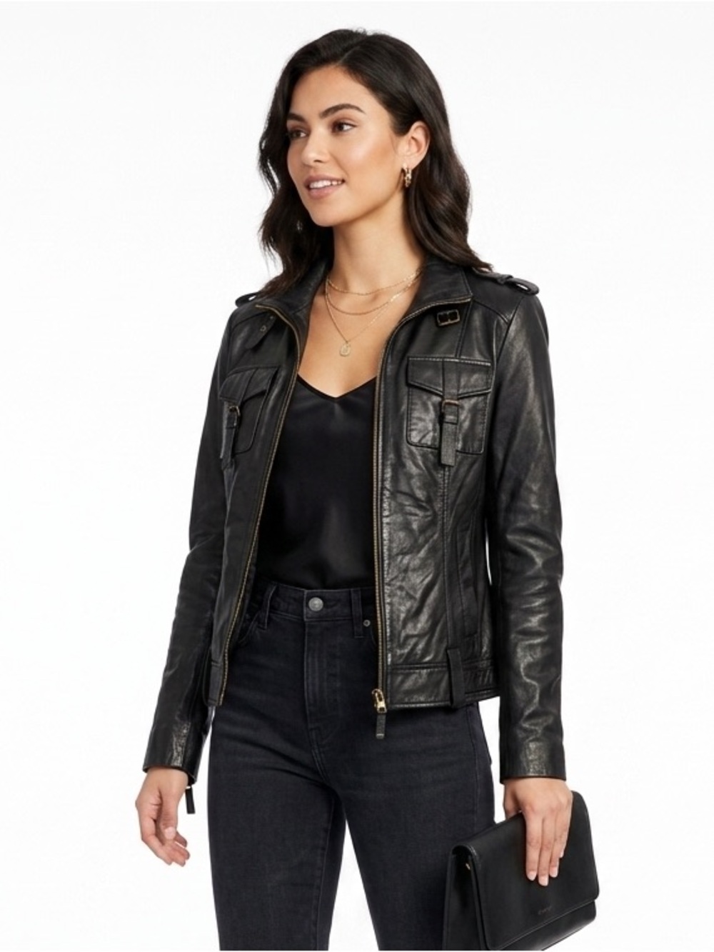 DANIER | GENUINE LEATHER MOTTO JACKET